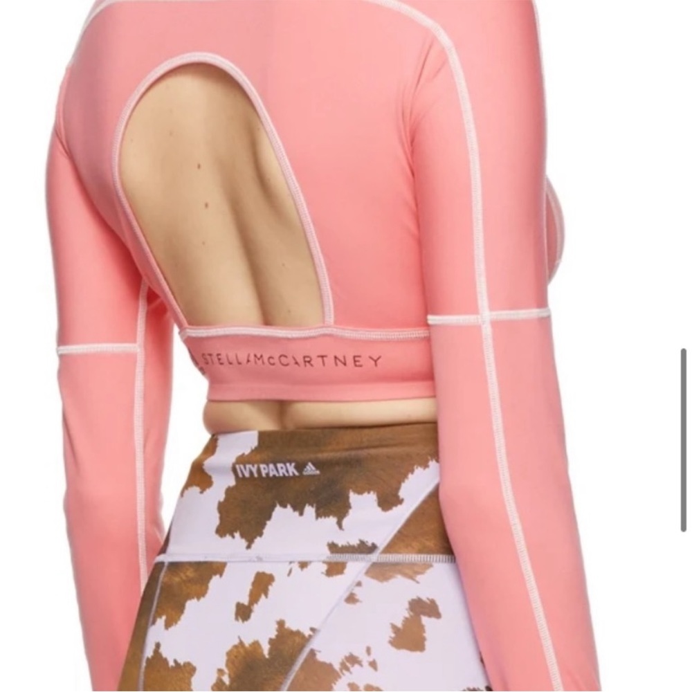 NEW Adidas x Stella McCartney Yoga Crop Top - Picture 3 of 8